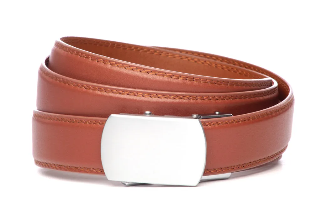 1.25" Cognac Leather w/ buckle...
