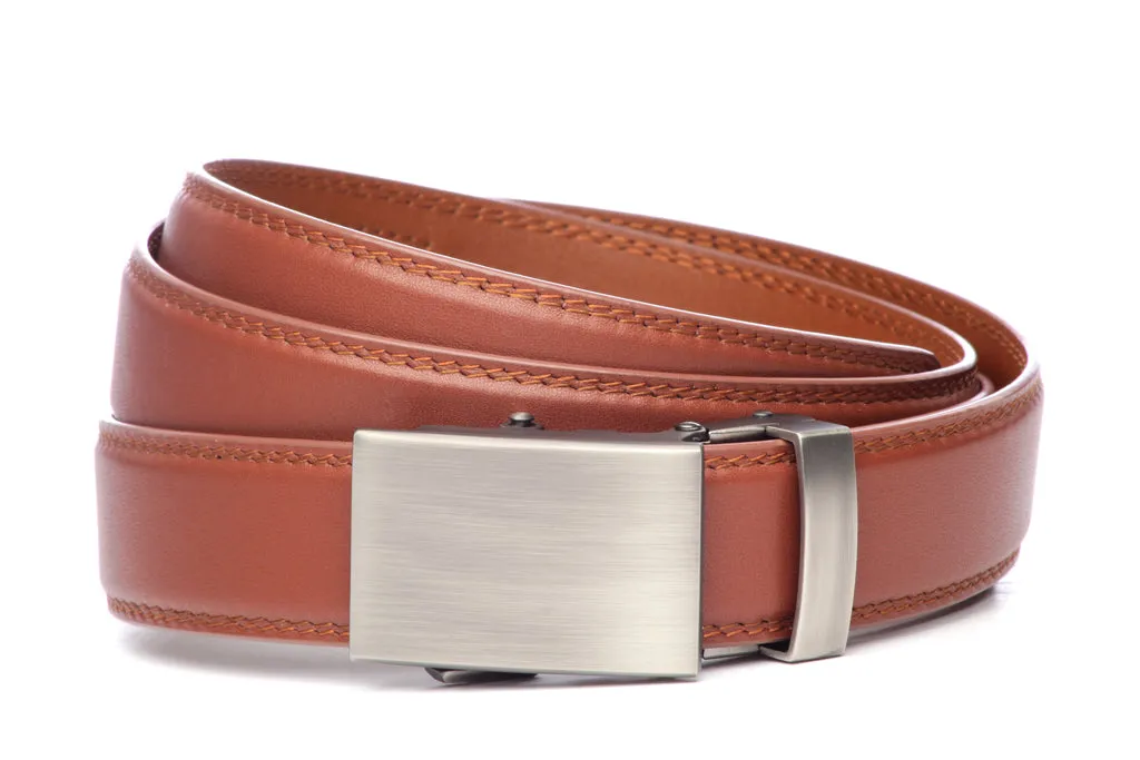1.25" Cognac Leather w/ buckle...