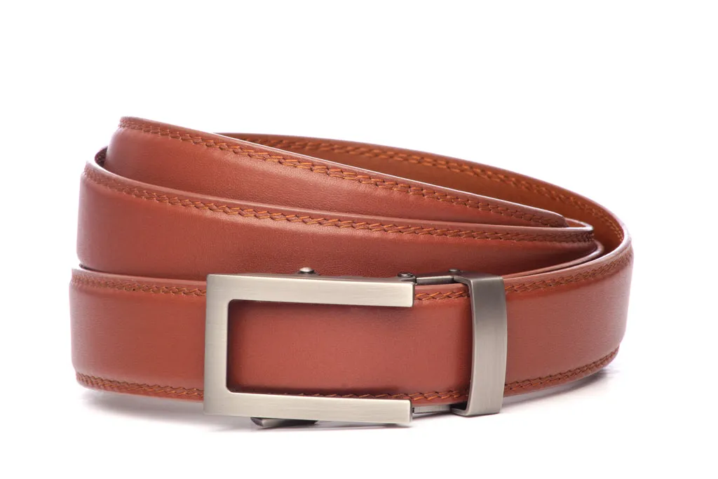 1.25" Cognac Leather w/ buckle...
