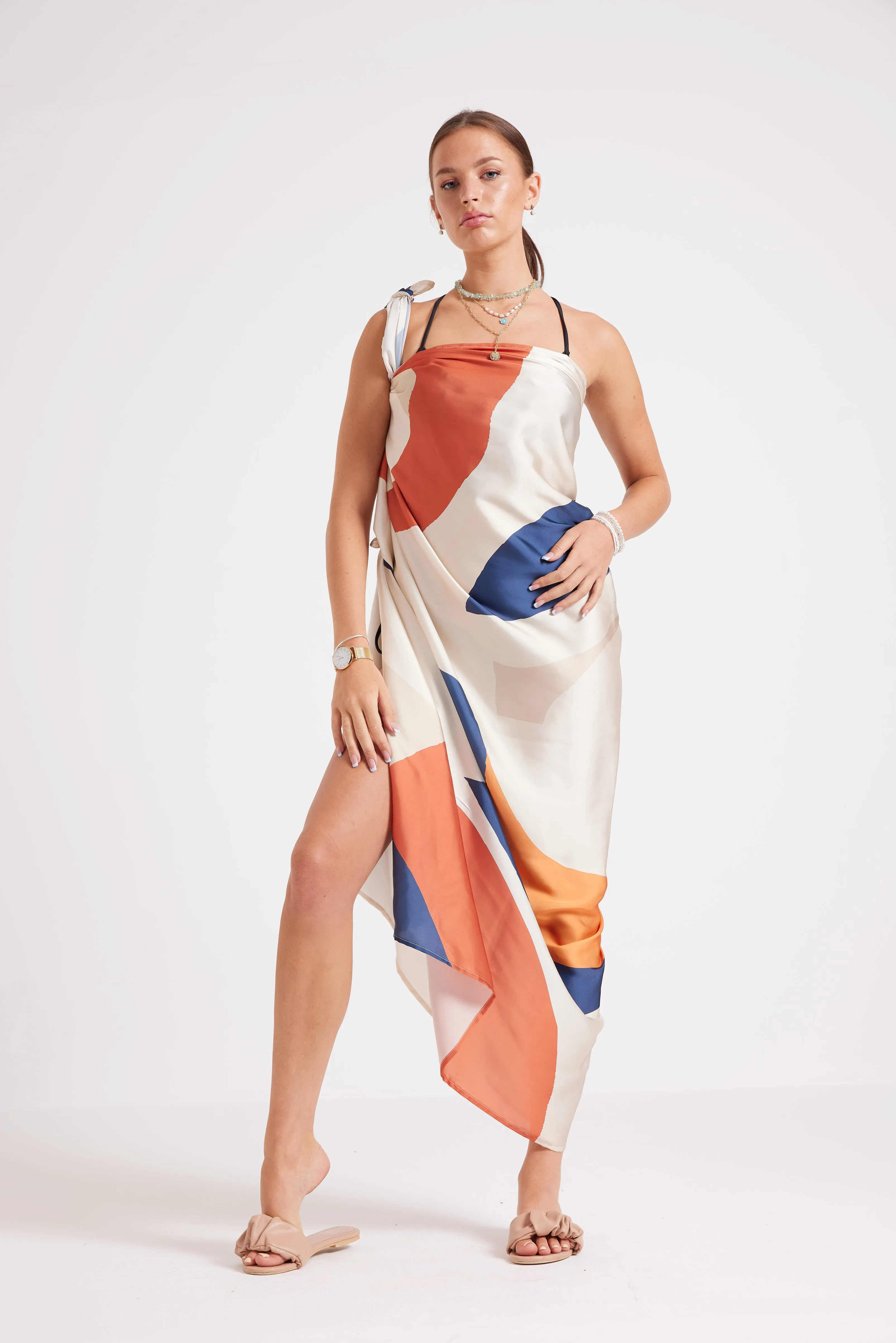 ABSTRACT OBSESSION COVER UP SARONG