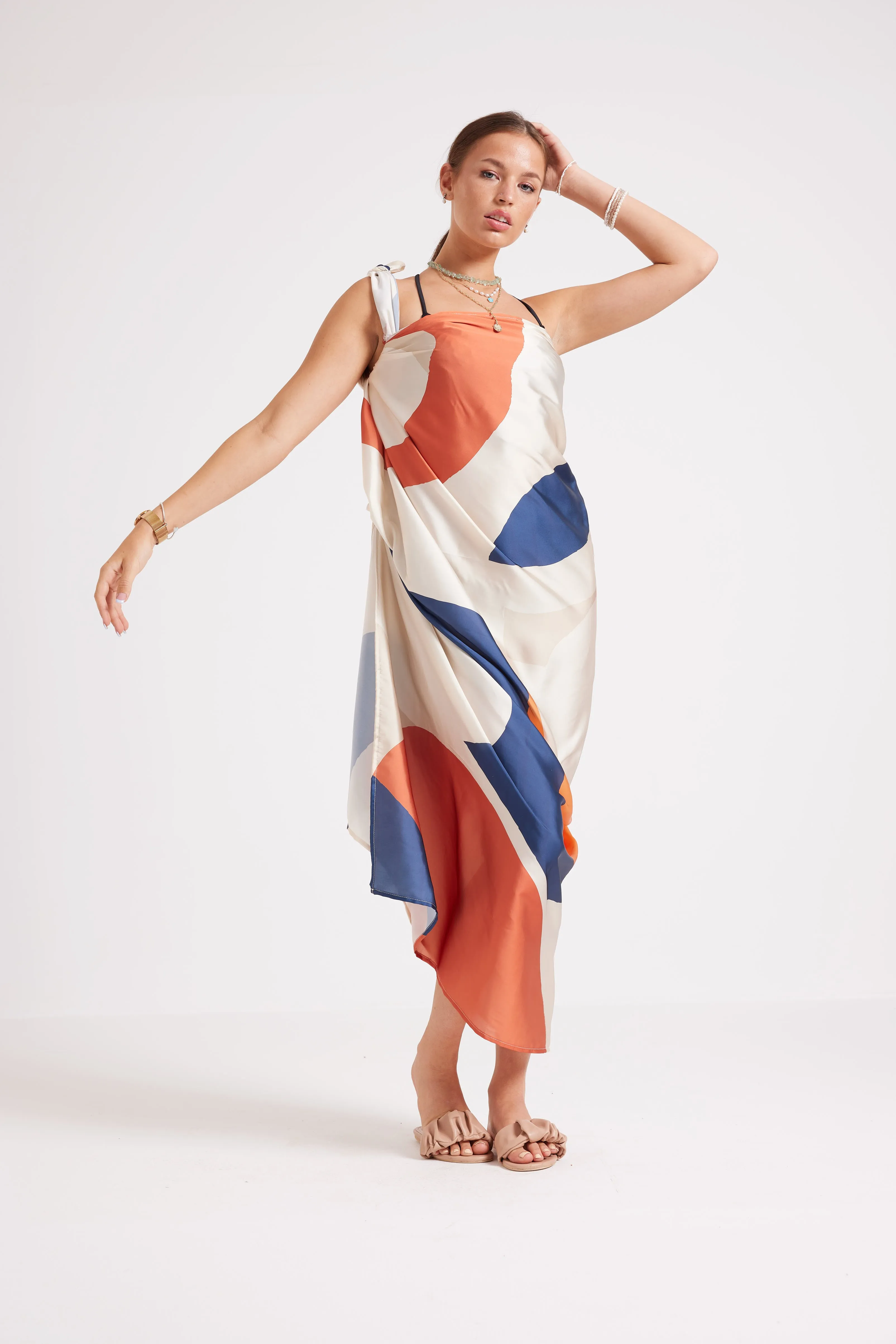 ABSTRACT OBSESSION COVER UP SARONG
