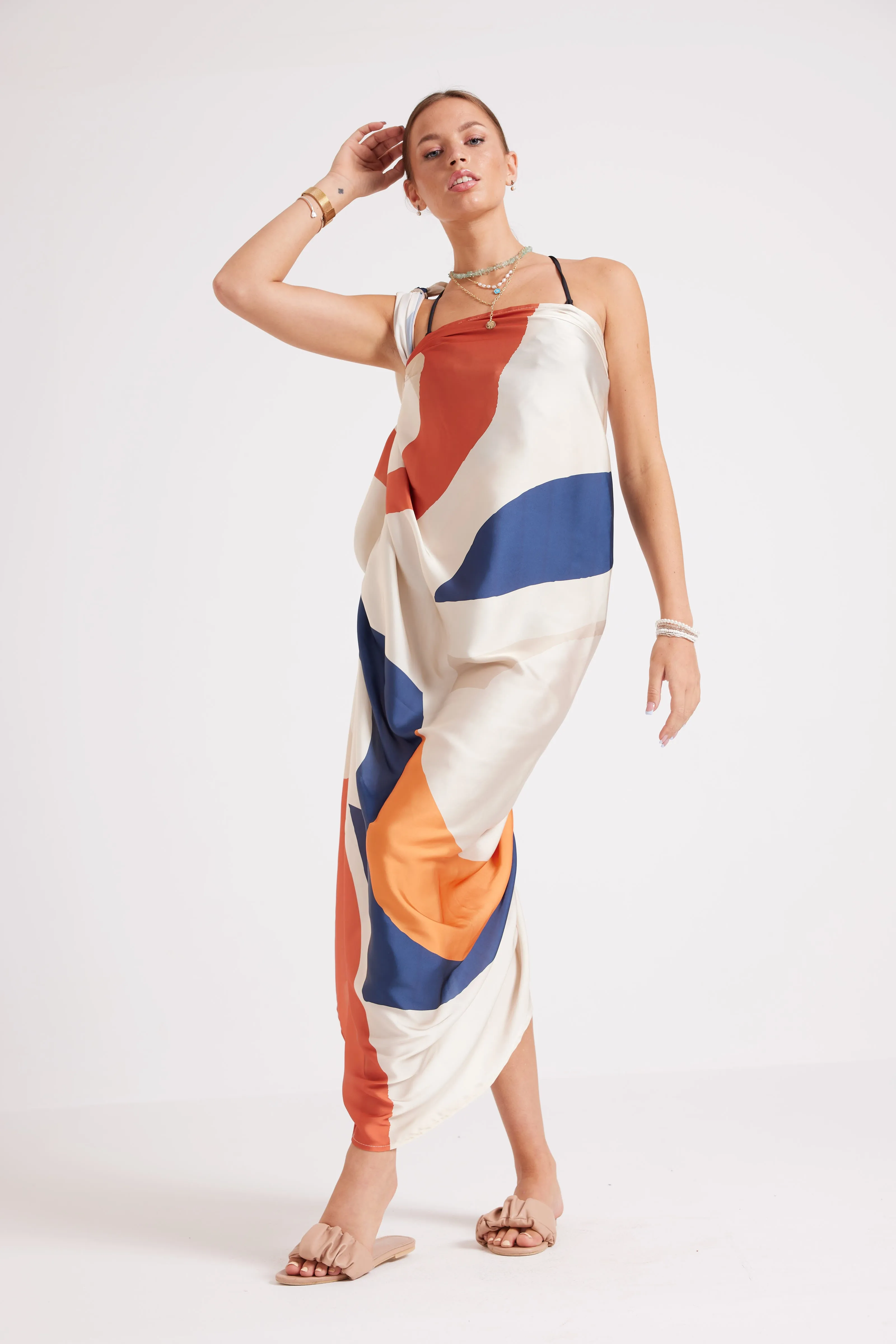 ABSTRACT OBSESSION COVER UP SARONG
