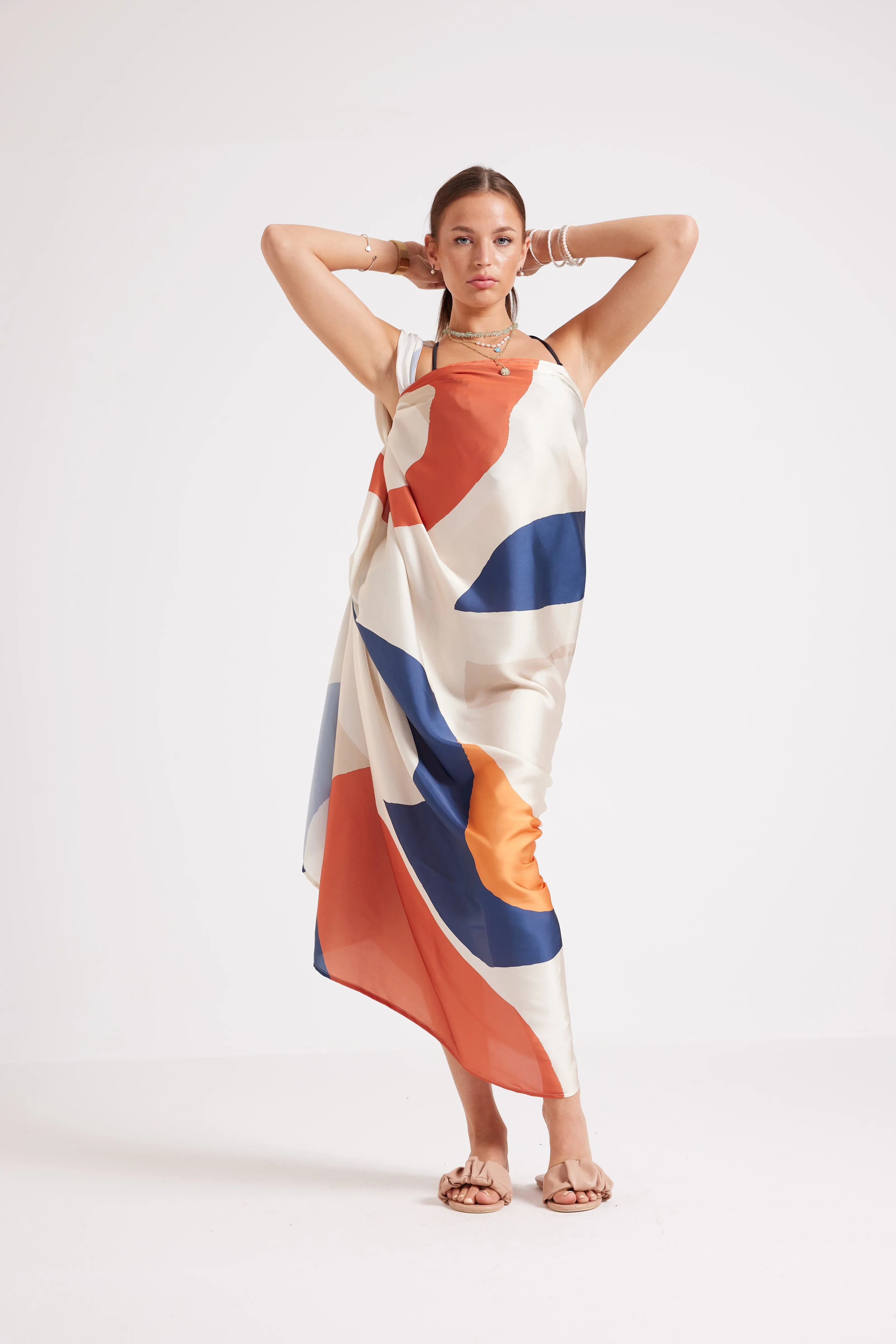 ABSTRACT OBSESSION COVER UP SARONG