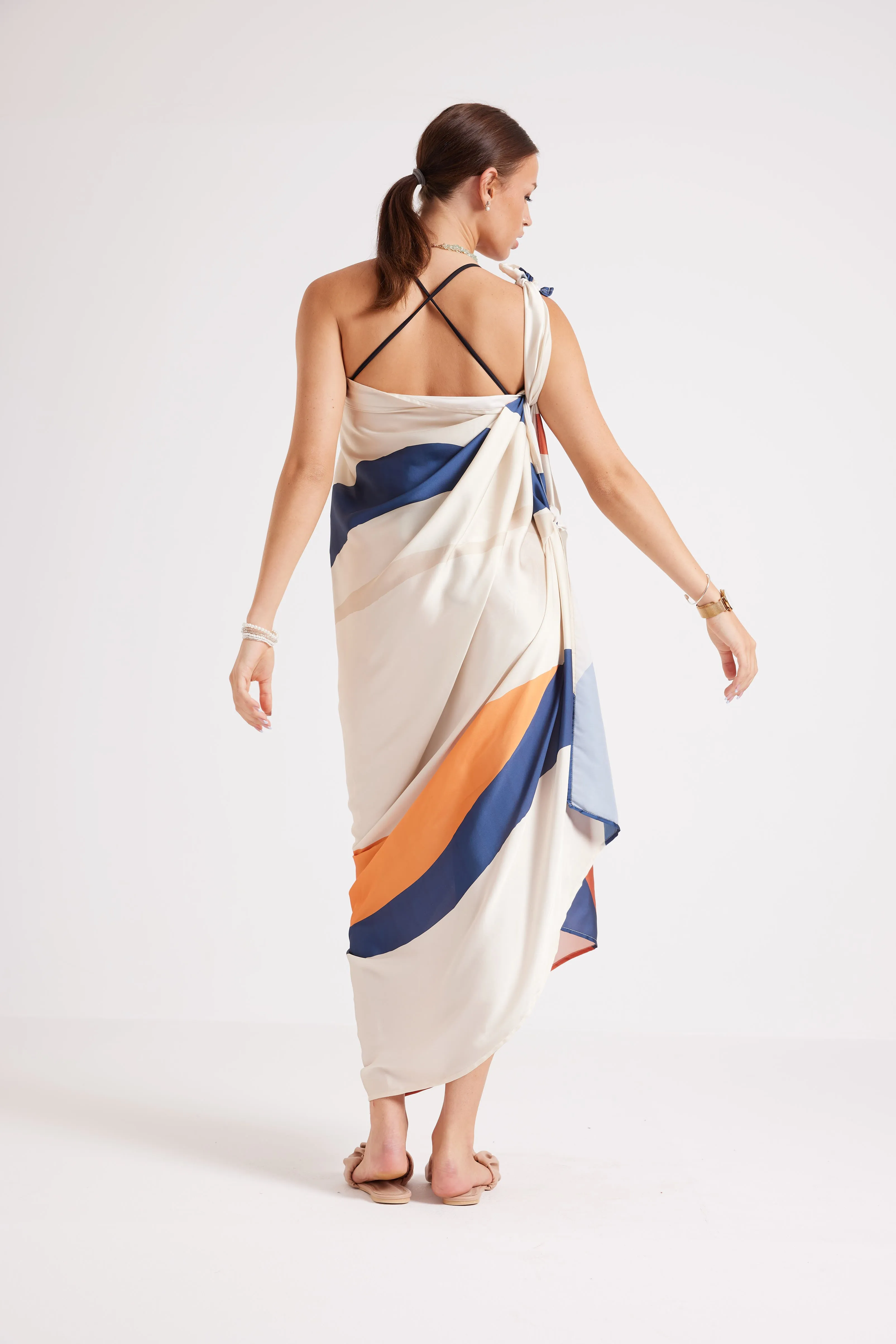 ABSTRACT OBSESSION COVER UP SARONG