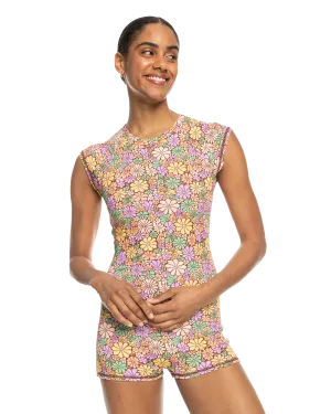 All About Sol Onesie Swimsuit in Rootbeer