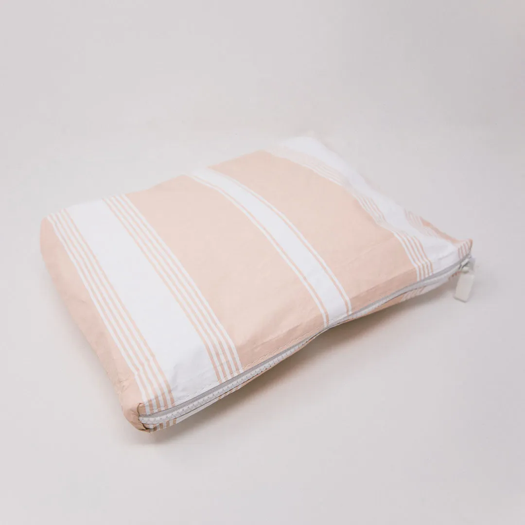 Aloha Mid Linen Stripe Pouch