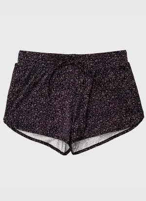 Aqua Blu Teen Girls Lycra Boardshorts - Ocelot