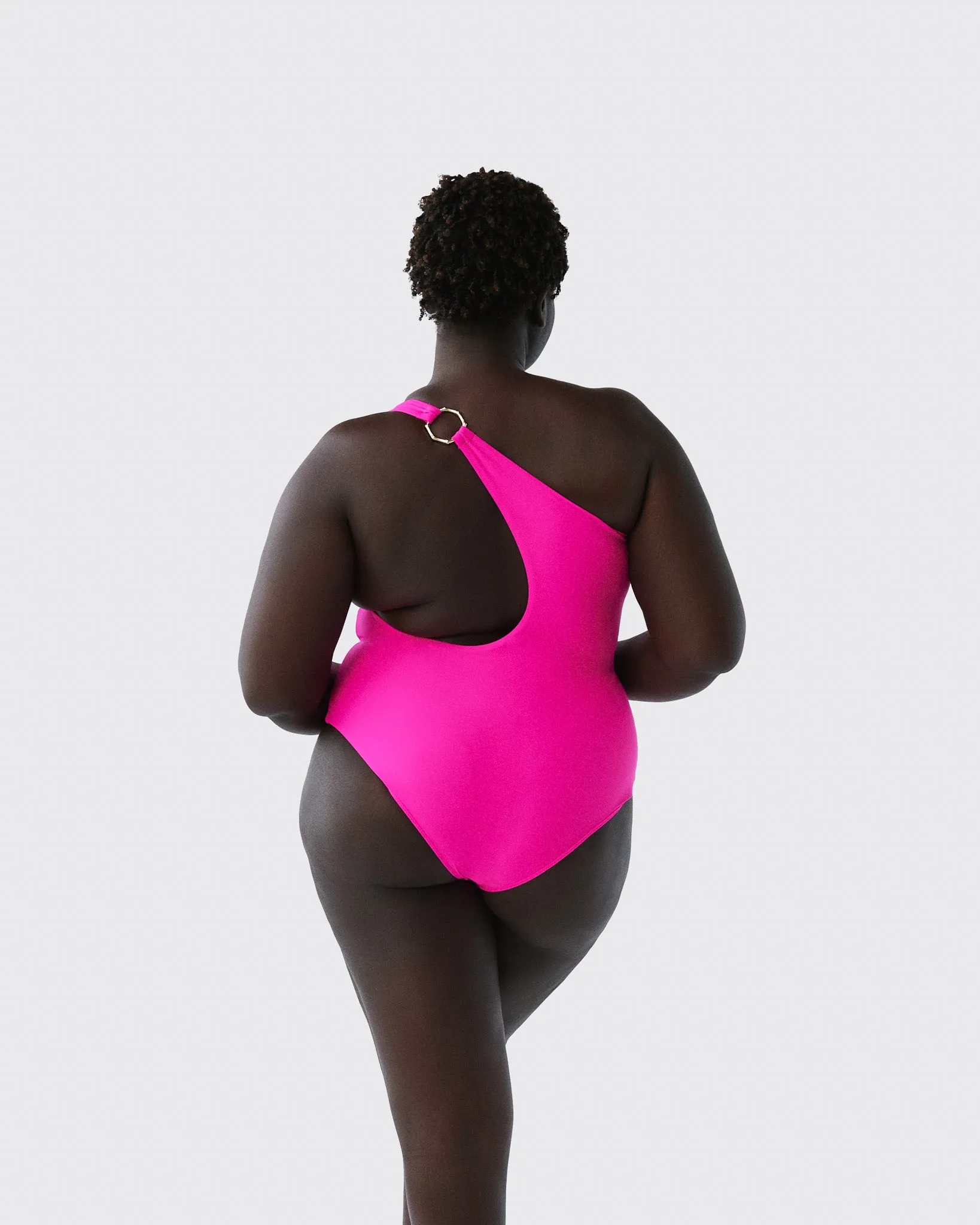 Bamboo B Hoop One-Piece Swimsuit