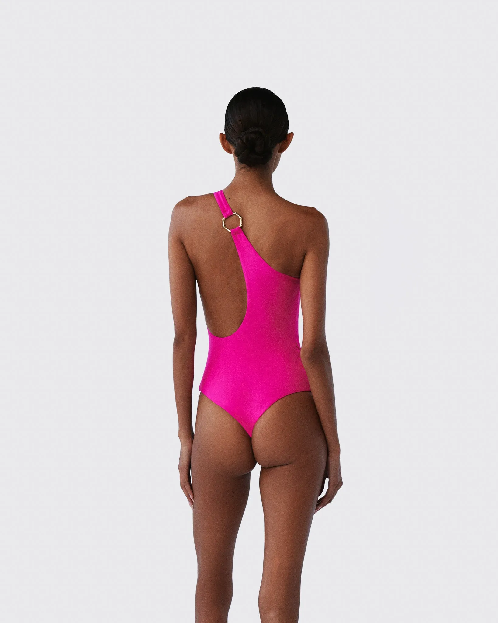 Bamboo B Hoop One-Piece Swimsuit
