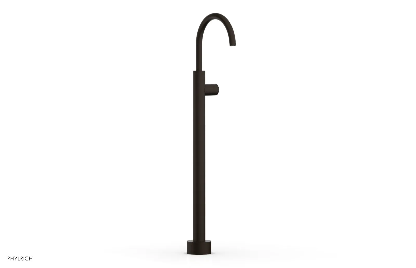 BASIC II Tall Floor Mount Tub Filler - Smooth Handle 230-46-02