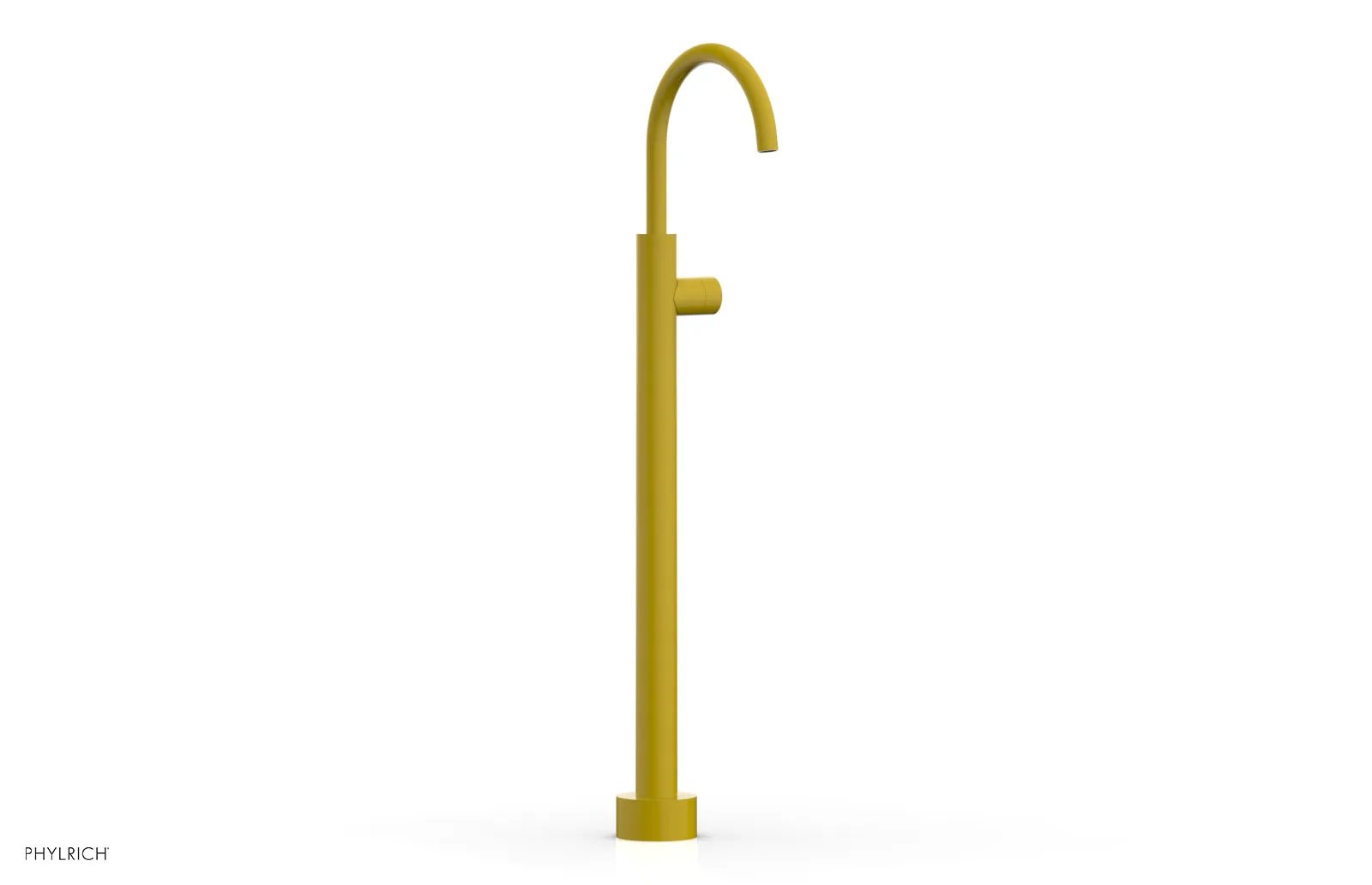 BASIC II Tall Floor Mount Tub Filler - Smooth Handle 230-46-02