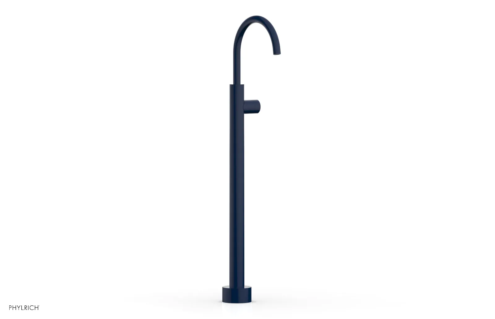 BASIC II Tall Floor Mount Tub Filler - Smooth Handle 230-46-02