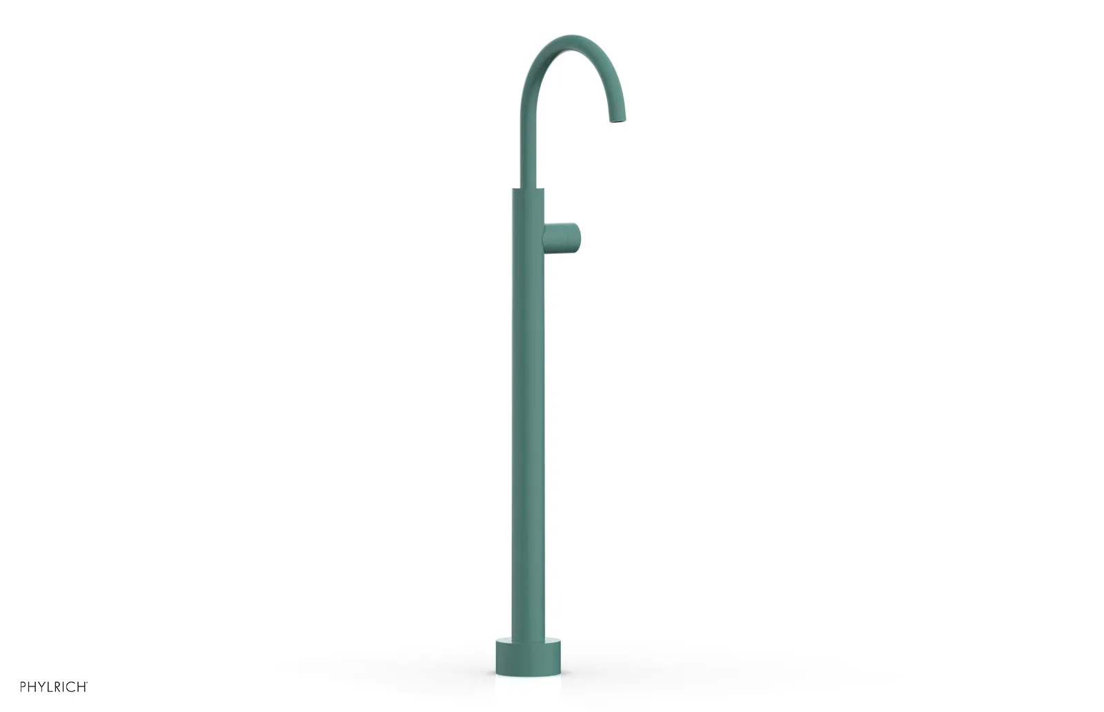 BASIC II Tall Floor Mount Tub Filler - Smooth Handle 230-46-02