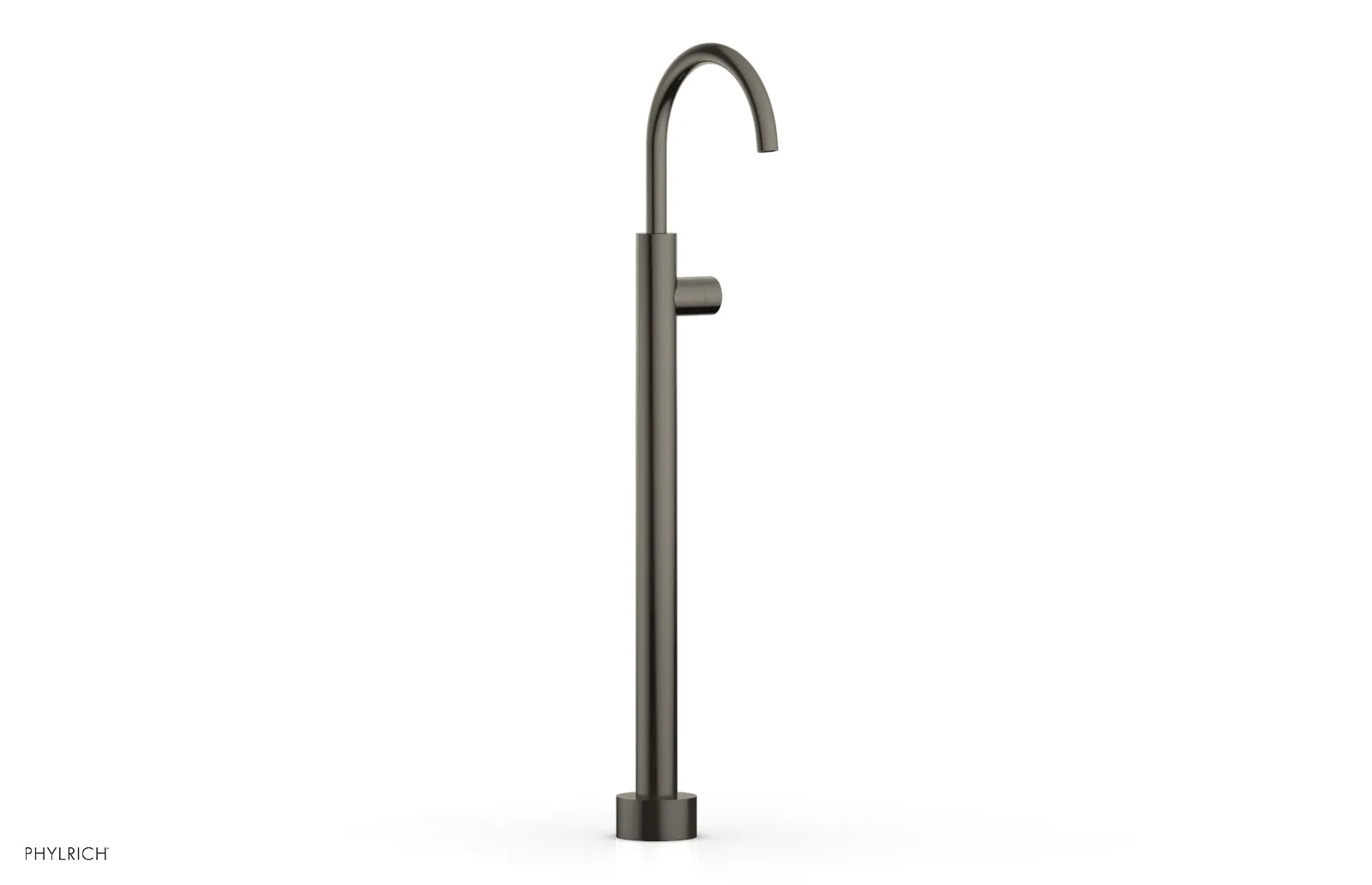BASIC II Tall Floor Mount Tub Filler - Smooth Handle 230-46-02