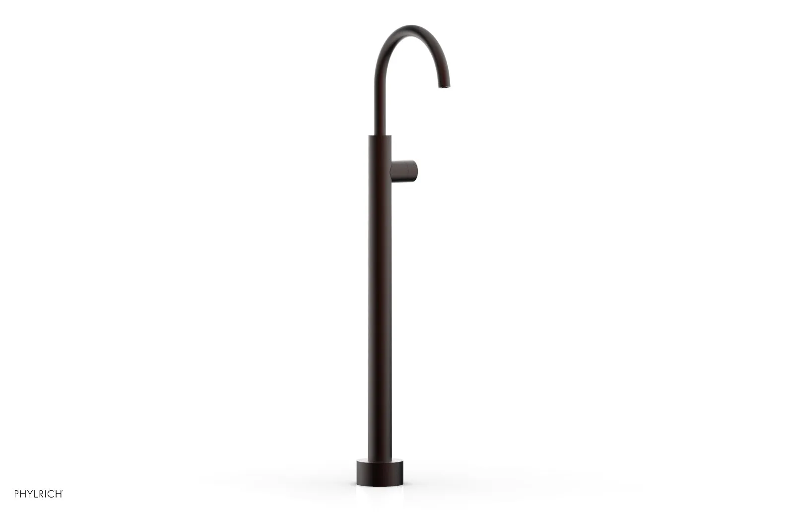 BASIC II Tall Floor Mount Tub Filler - Smooth Handle 230-46-02
