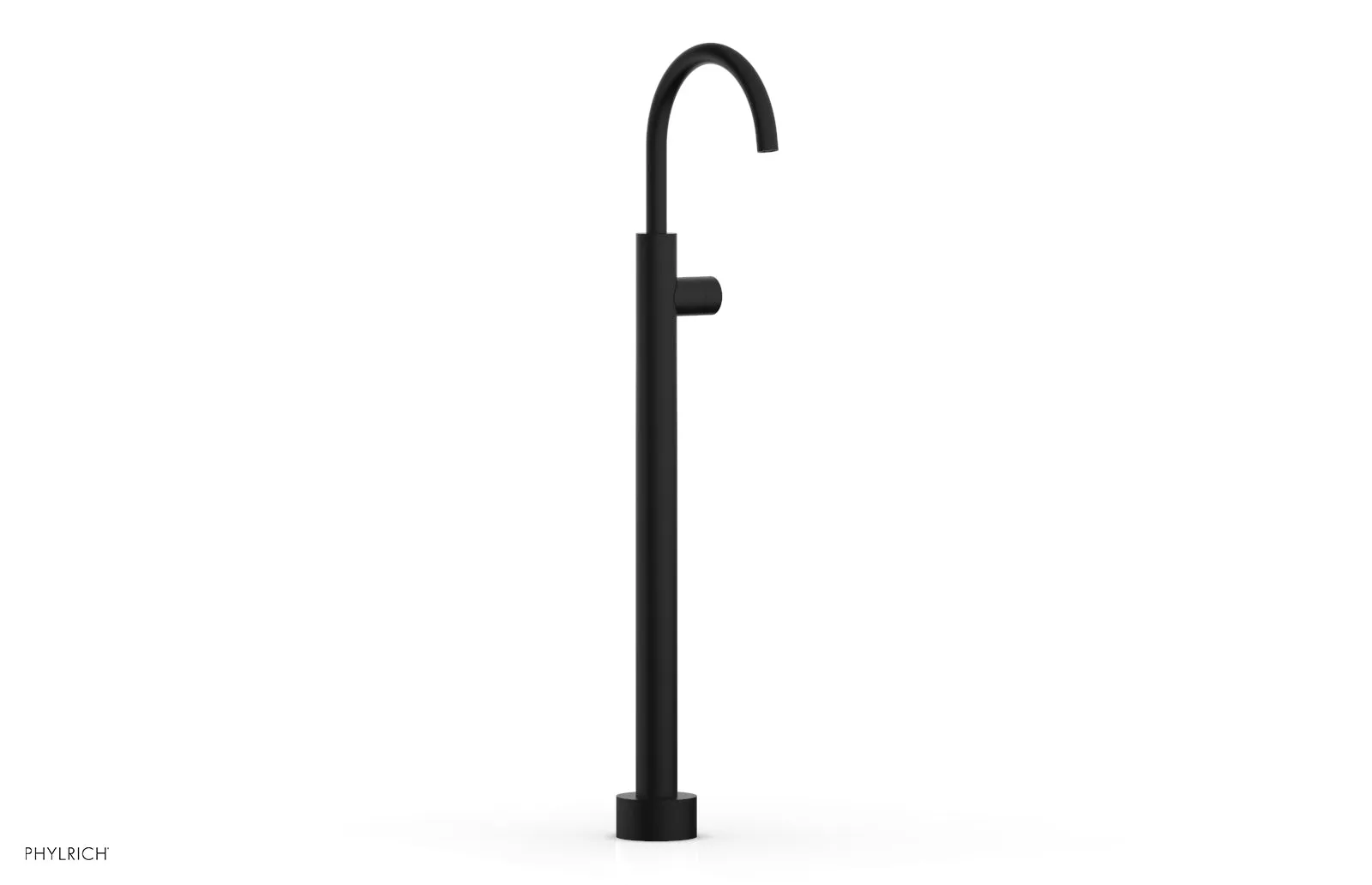 BASIC II Tall Floor Mount Tub Filler - Smooth Handle 230-46-02