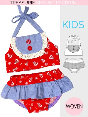 BIRDIE - Toddler Swimsuit Sewing Pattern (2-6T)