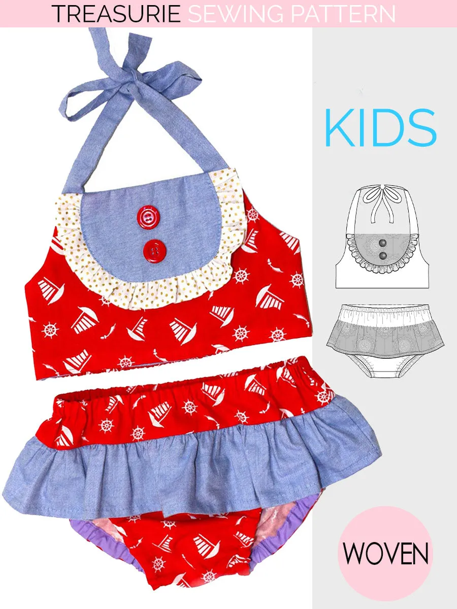 BIRDIE - Toddler Swimsuit Sewing Pattern (2-6T)