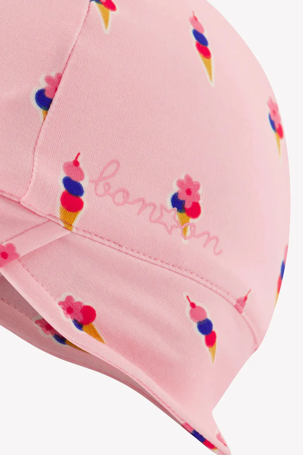 BONTON LESOLEILBB ICE CREAM FLOWER GRAPHIC SUN HAT