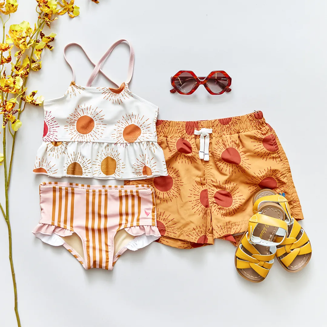 Boys Swim Trunk - Arabian Spice Suns