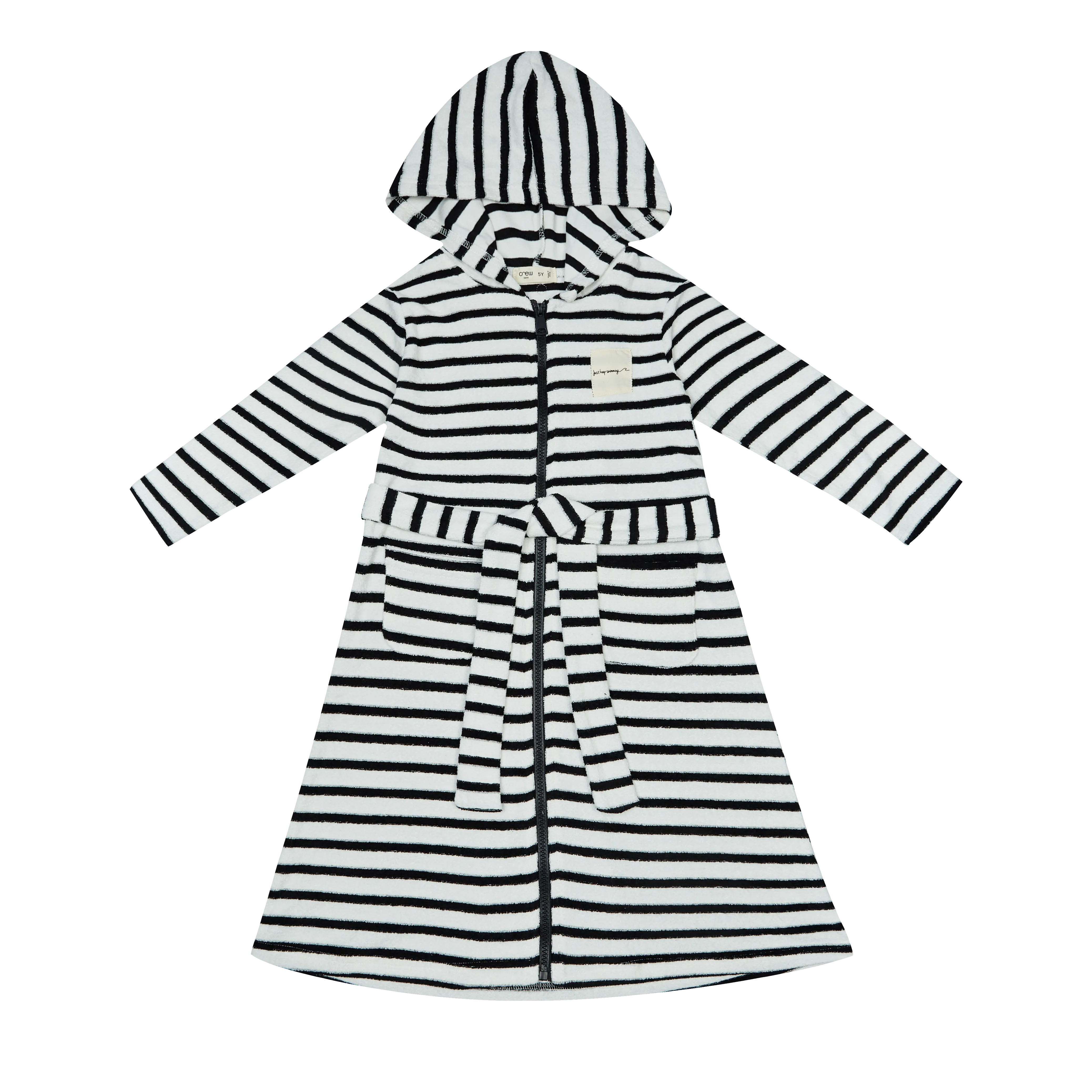 CREW SWIM STRIPE WRAP TERRY