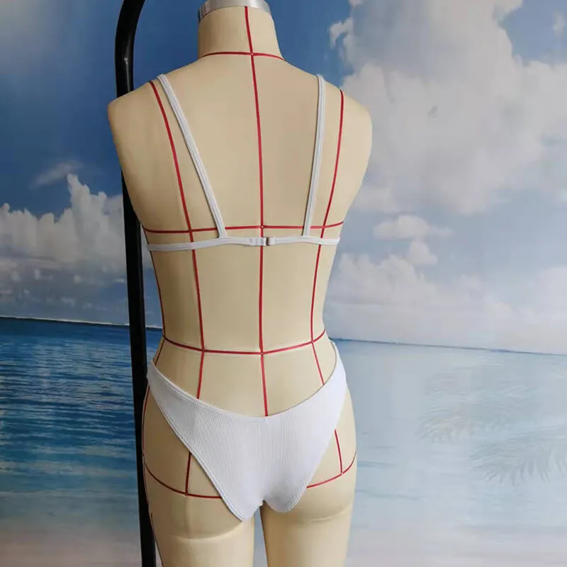 Death Cross Print Women’s Bikini Set