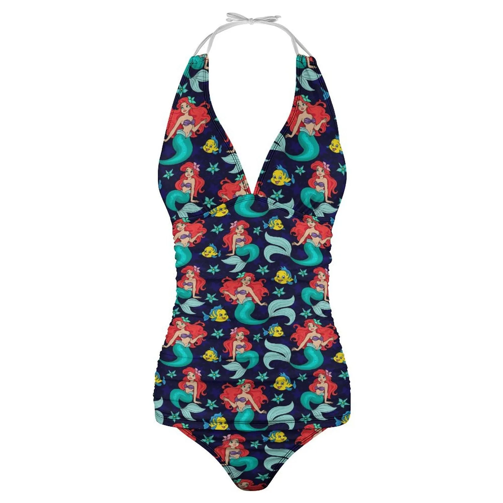 Disney Little Mermaid I Want To Be Where The People Are Women's Split Swimsuit