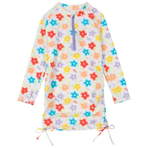 Girls Long Sleeve Swim Dress Cover Up | "Blossom"