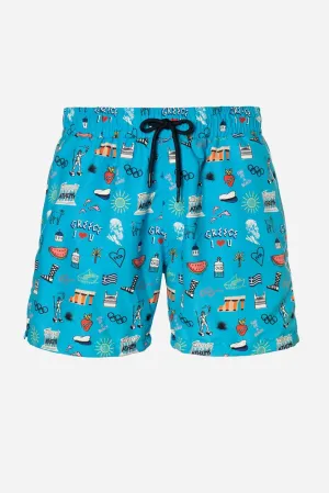 Greece I Love You | Men's Swimwear