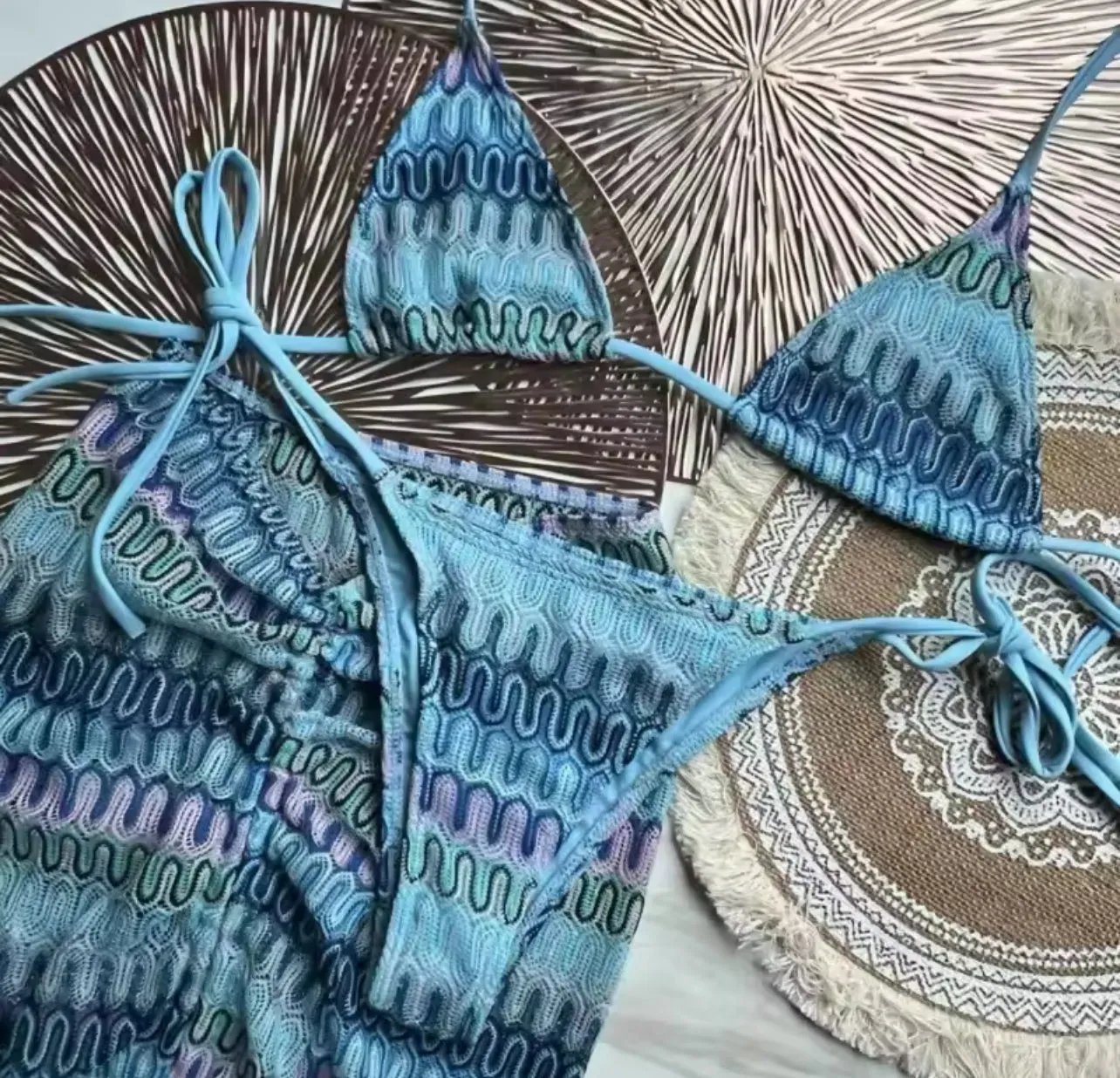 Kiyah’s 3pc Bikini Set