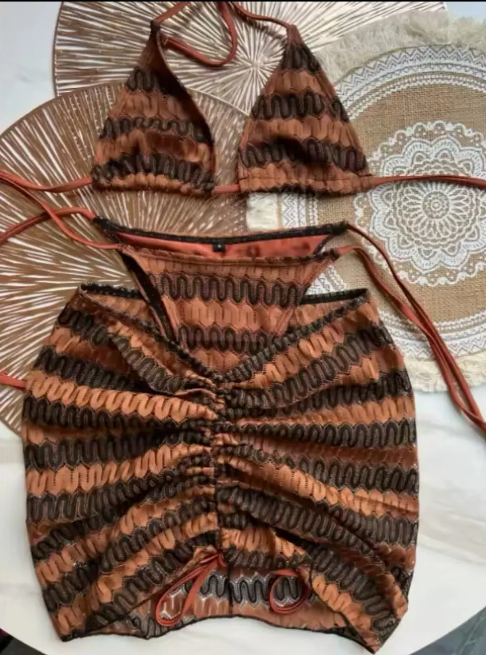 Kiyah’s 3pc Bikini Set