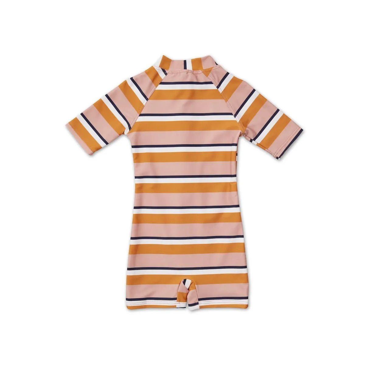 Liewood Max Swim Jumpsuit in Stripe - Rose/Mustard