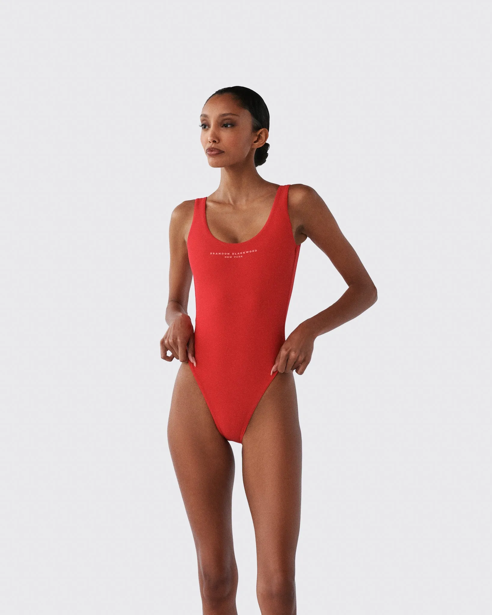 Logo One-Piece Swimsuit
