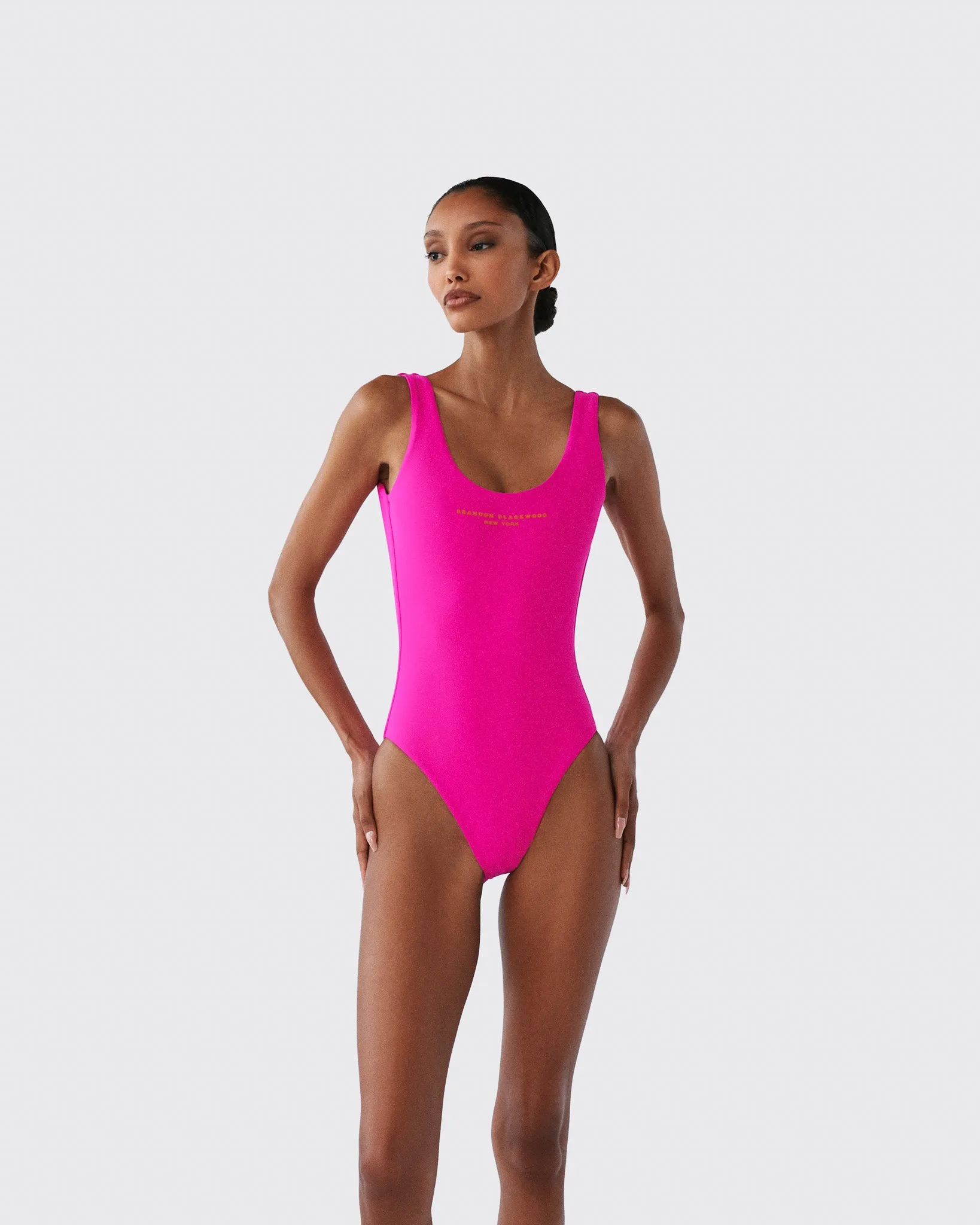 Logo One-Piece Swimsuit