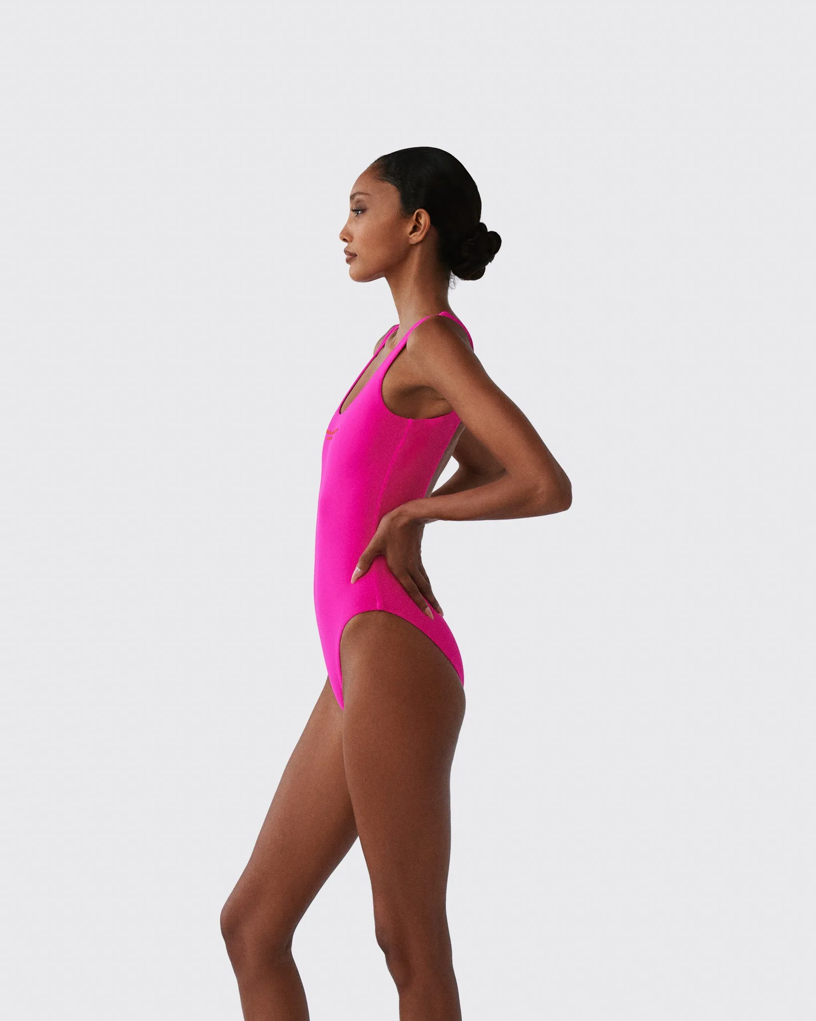 Logo One-Piece Swimsuit