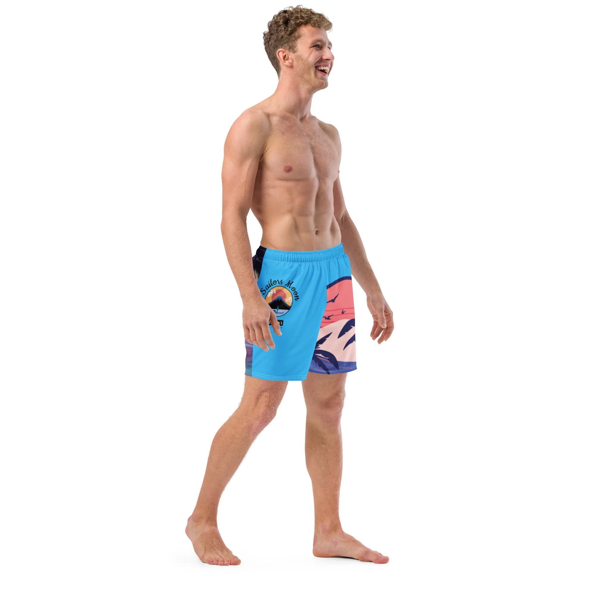 Men's Sailors Moon swim trunks