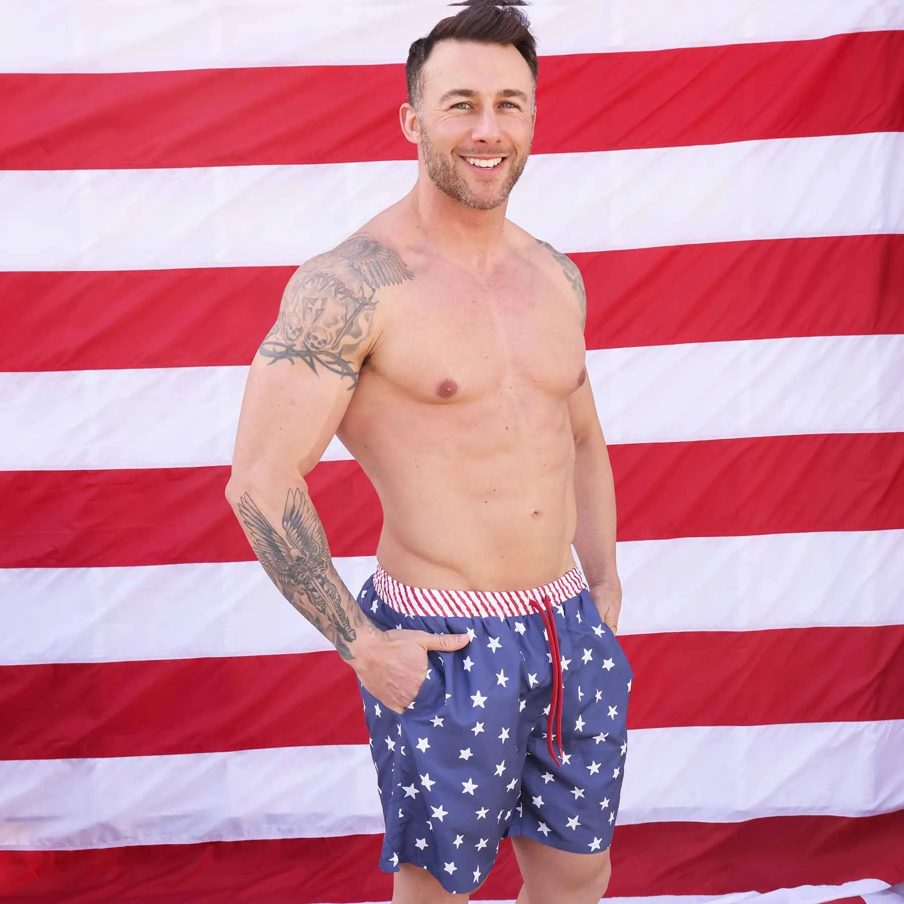 Men's Swim Trunks | Star-Spangled Summer