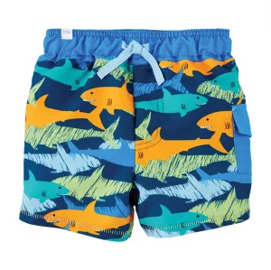 Mudpie Boy's Shark Swim Trunks