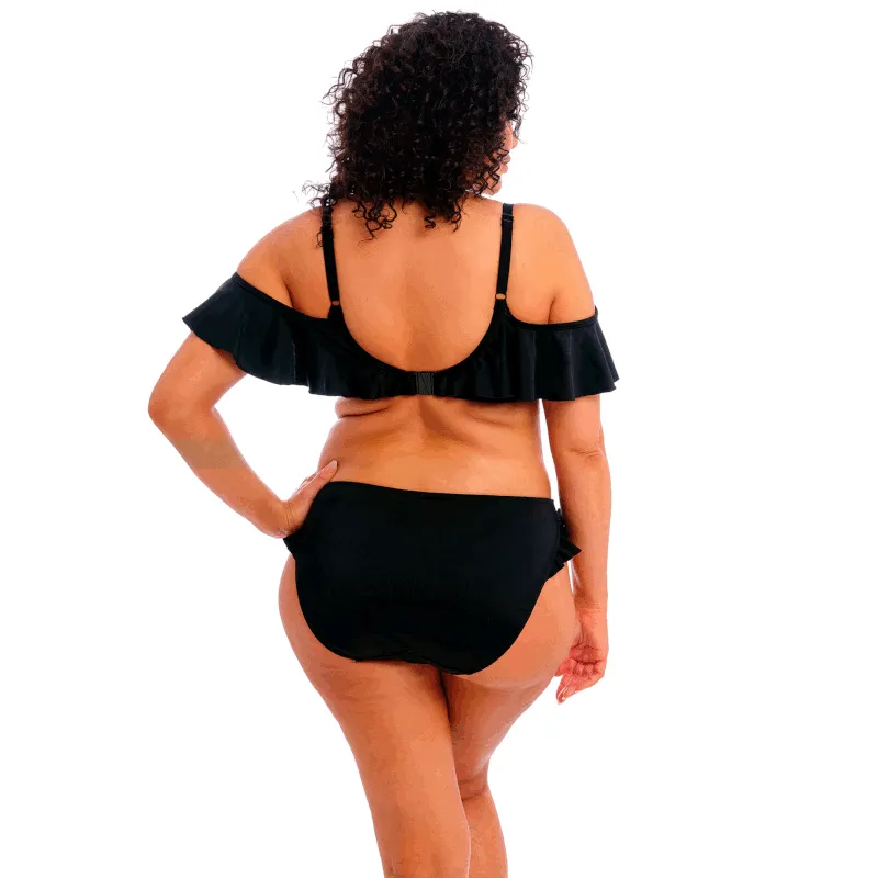Plain Sailing Underwired Bikini Top Black - Elomi Swim
