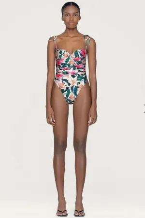 RBANO ROCIO EMBROIDERED ONE-PIECE SWIMSUIT