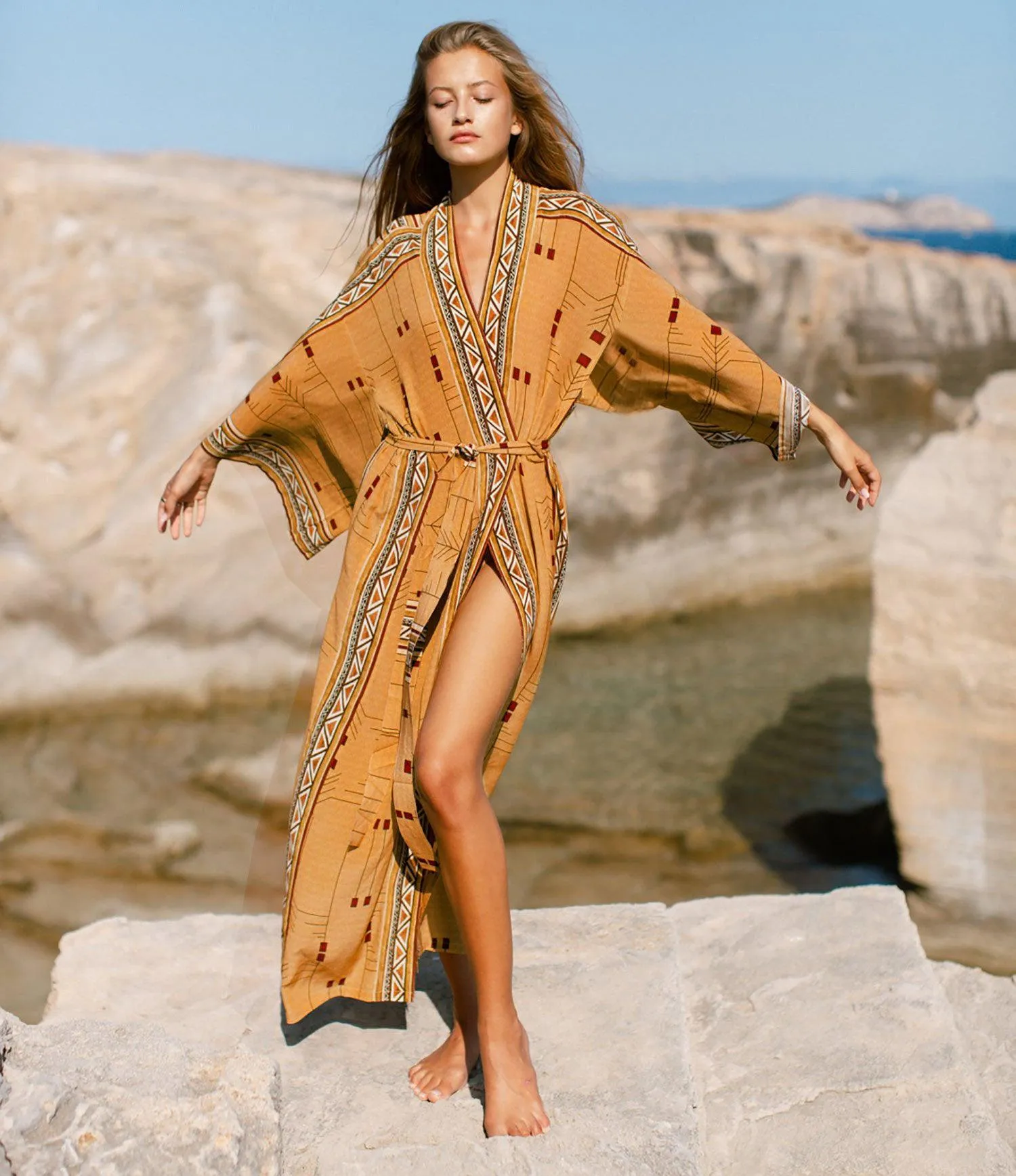 Robe Sunscreen Shirt Swimsuit Outer Overalls Beach Cover