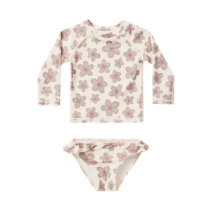 Rylee   Cru Maryn Rash Guard Set - Hibiscus
