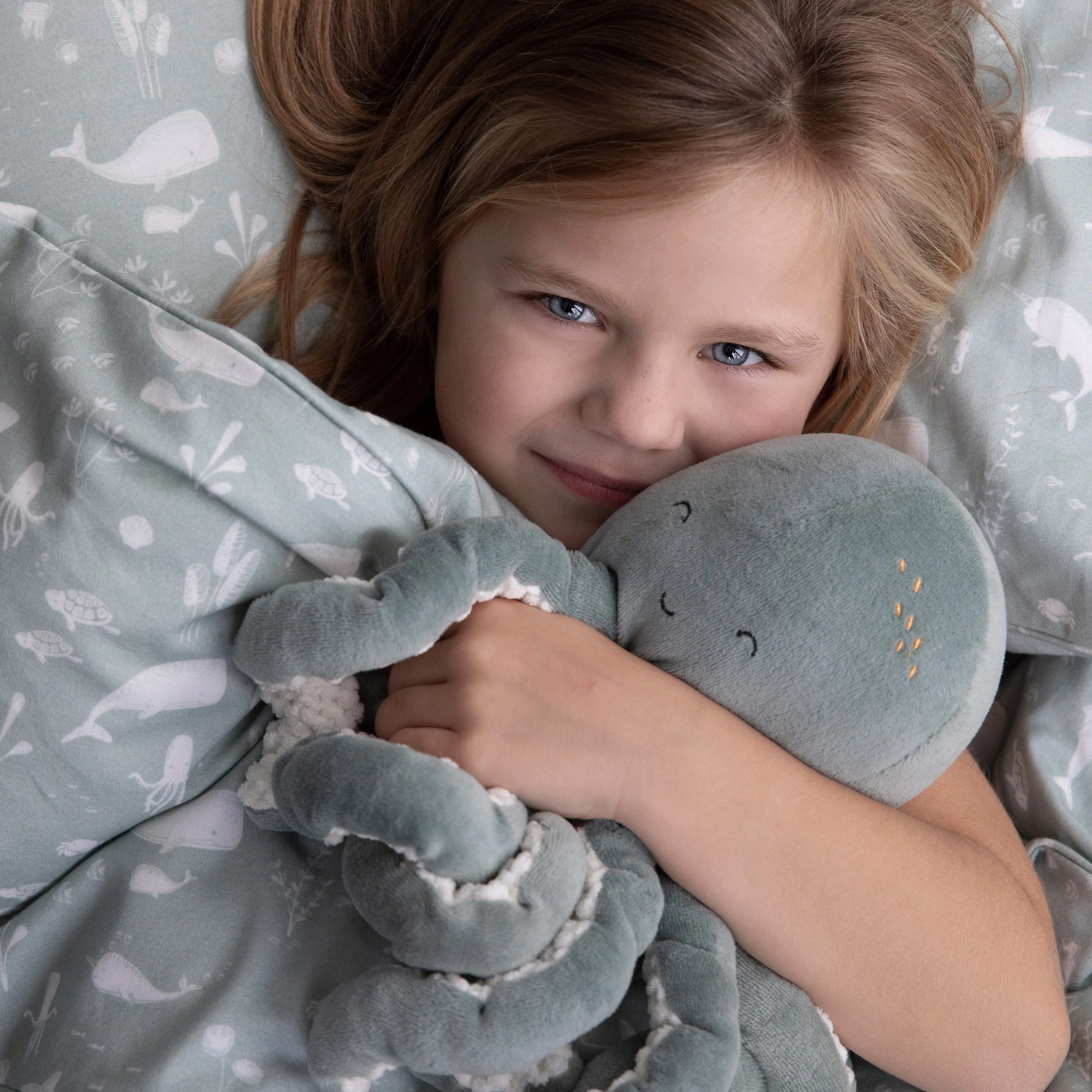 Soft Toy Octopus Ocean  - Mint