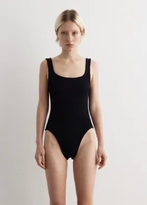 Square Neck Crinkle Swimsuit