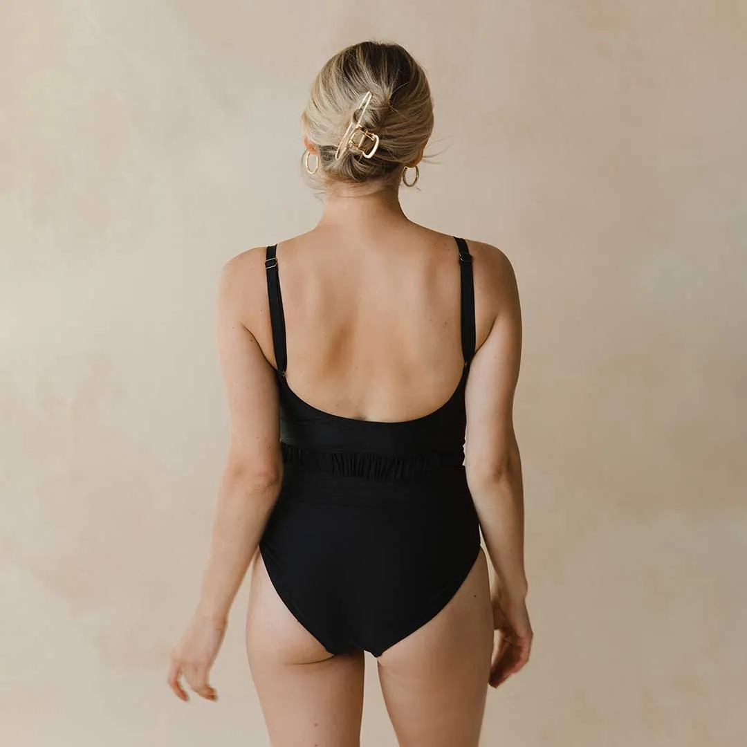 The Duchess One-Piece, Black