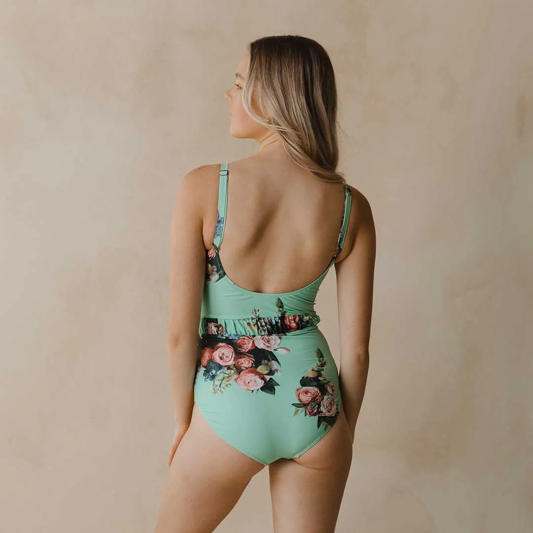 The Duchess One-Piece, Rose Mint