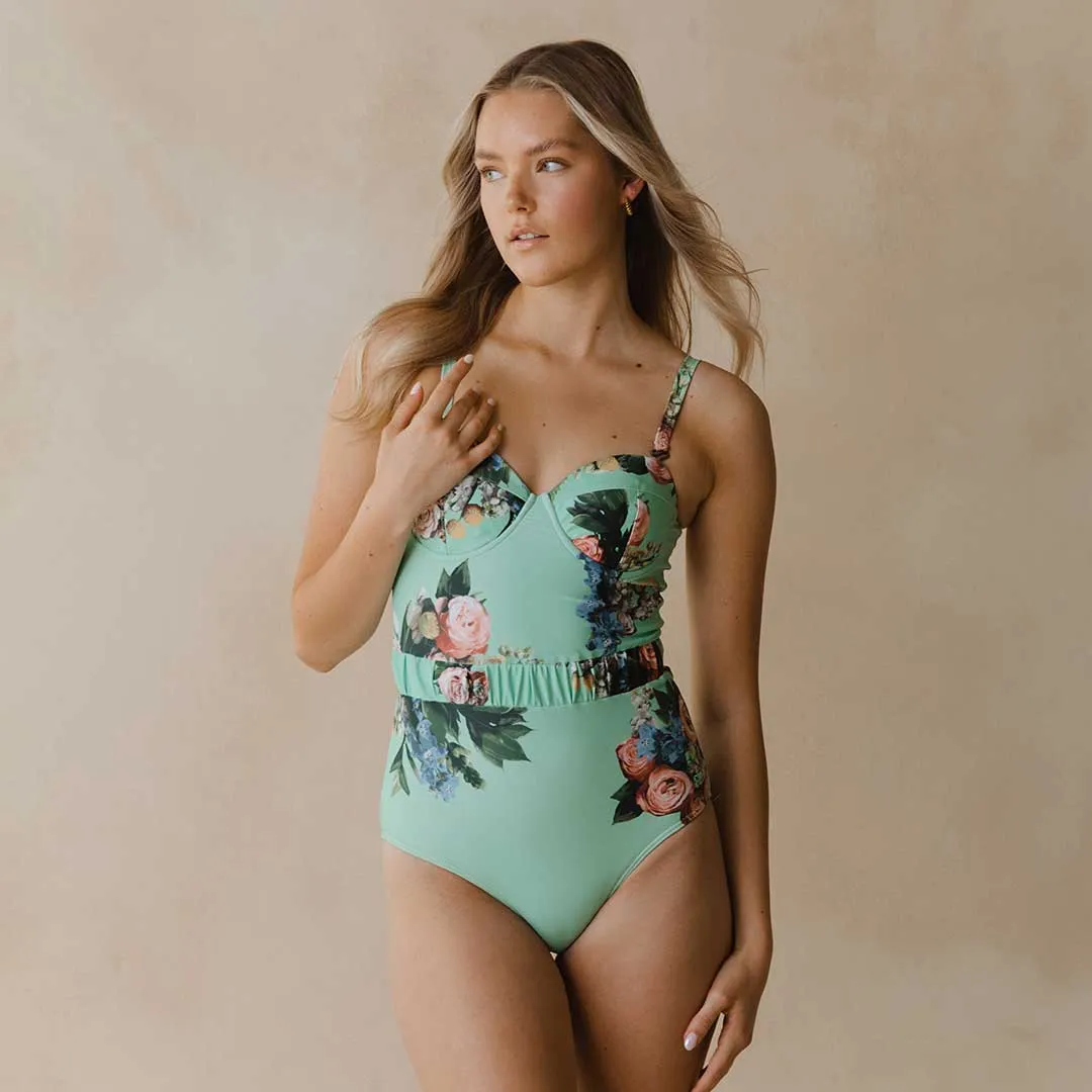 The Duchess One-Piece, Rose Mint