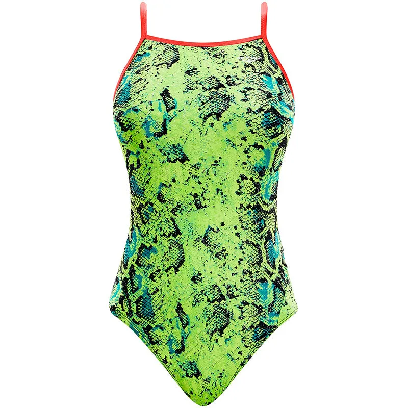The Finals Funnies - Boa Foil Wingback Swimsuit