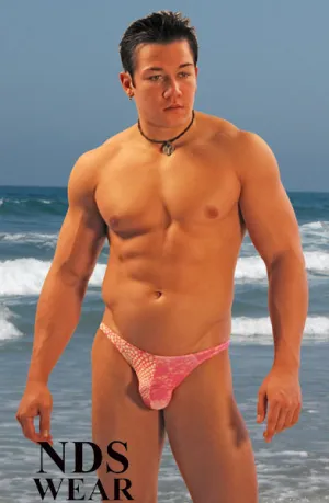 Trendy Serpent-inspired Men's Swimwear