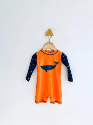 Whale Swimsuit // 3-6M